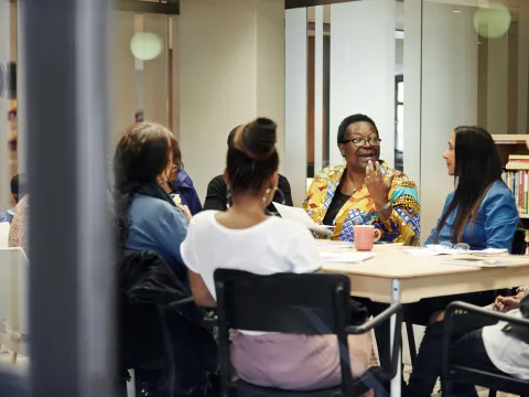 Women in a business meeting
