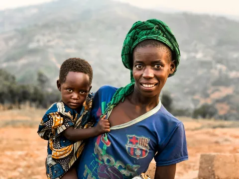 Rwanda villager