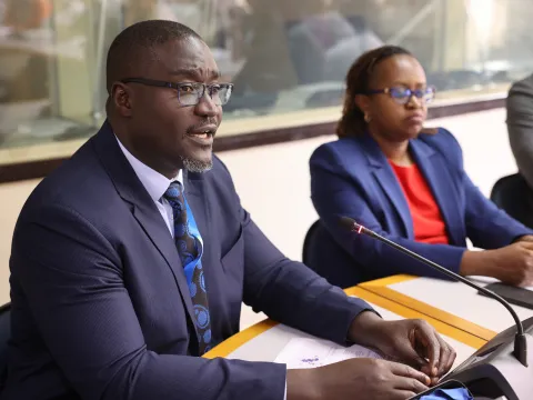 Dr. Jackson Otieno participating in the WHS Regional Meeting