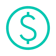 Investment icon in green