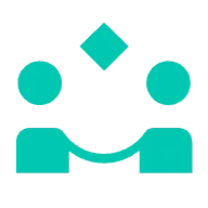 Partnership exchange icon in green