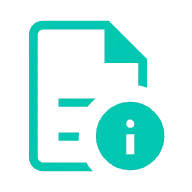 Information icon in green